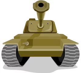 Fototapete Militär Kampfpanzer
