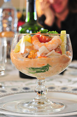 cocktail de fruits de mer