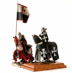 Medieval knight statuette - 5605632