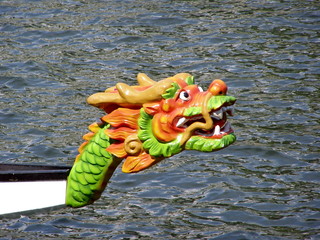 Dragon boat head