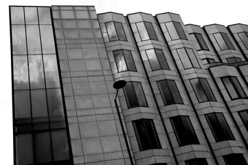 Modern architecture around London.