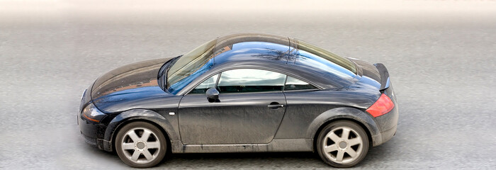 Obraz premium car on road of my cars series