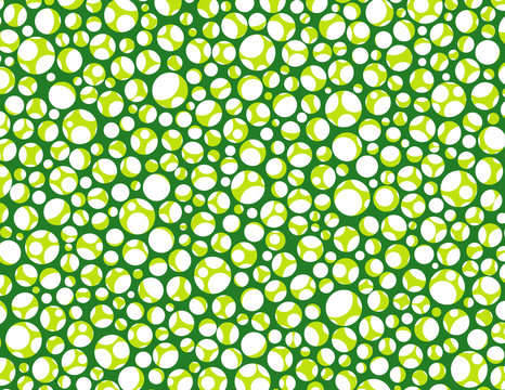 Green Circle Pattern Background