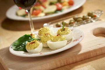 Deviled Eggs and Appetizers