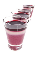 blaubeer frucht mousse