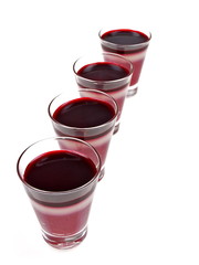 blaubeer frucht mousse