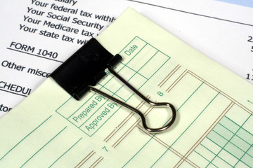 Binder Clip and Paperwork