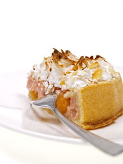 mandarinen rhabarber meringue kuchen