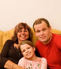 Fototapeta premium Happy family