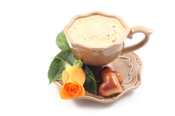 cup of delicious coffee - I love you - perfet for Valentine's 