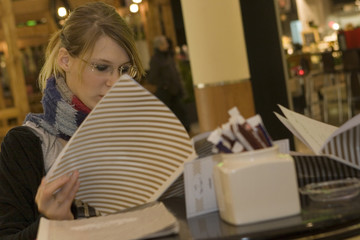 Breakfast in shop mall