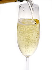 glas champagner