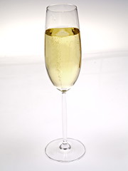 glas champagner