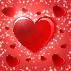 chispas y corazones