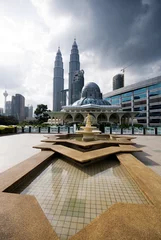 Gordijnen Asian architecture - Kuala Lumpur city © Ronen