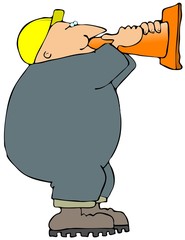 Safety Cone Megaphone