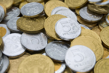 Imitation of coins of different denomination