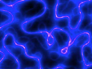 Blue liquid plasma background