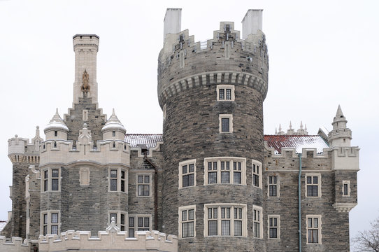 Casa Loma In Toronto - Winter Scene