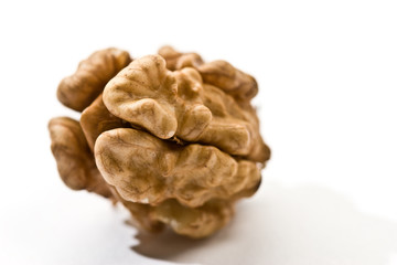 Foodstuff theme: macro picture of walnut