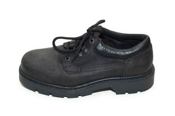 Heavy-duty boot isolated on the white background