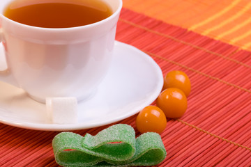 tea cup on the table 1