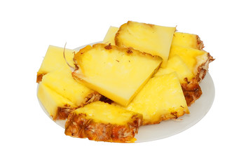 Pineapple isolated on a white background.