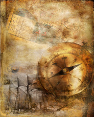 Fototapeta premium tło „wyspa skarbów”