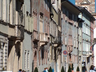 Trento, Häuserzeile