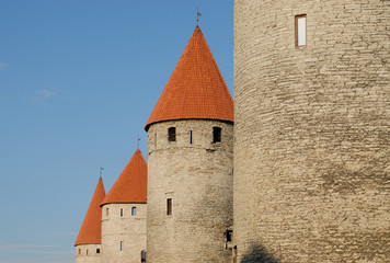 Fototapeta na wymiar Tallinns Old City Walls