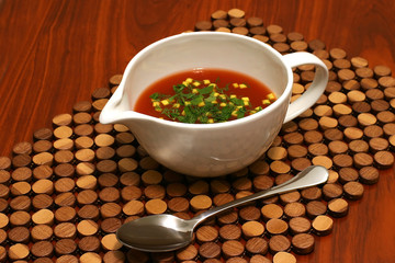 Hot tomato soup