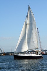 Fototapeta premium sailboat in bay