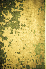Grunge shabby wooden background with peeled paint