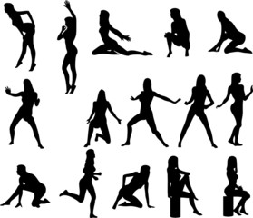 Sexy Silouettes - Vector