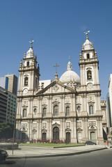 Fototapeta na wymiar Candelaria Church, Rio de Janeiro, Brazylia DownTown