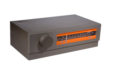 Obraz premium British retro sixties hi-fi FM tuner