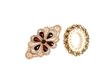 Two brooch.