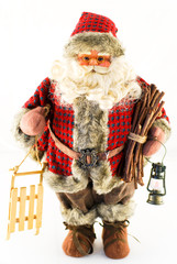 Santa claus doll with sledge