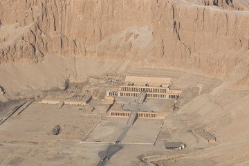 Aerial view of Temple of Hatshepsut