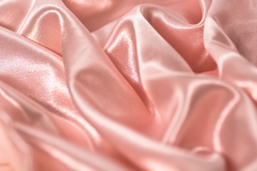 Pink silk cloth