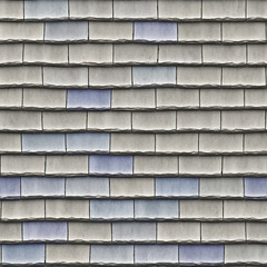 A seamless pattern of roof tiles
