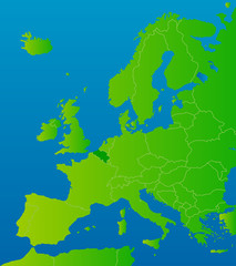 europa-karte belgien