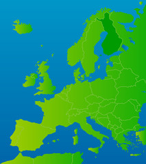 europa-karte finnland