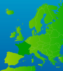 europa-karte frankreich
