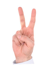 Hand fingers, number two