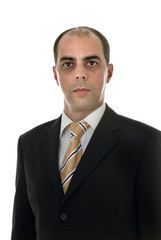 Business man isolated over a white background