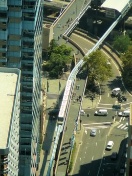 Sydney - Monorail Von Oben