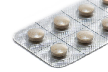 Medicines in closeup