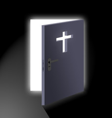 Obraz premium door to heaven