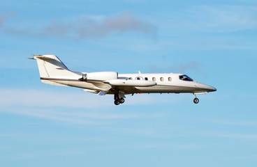 Modern business jet Learjet 35